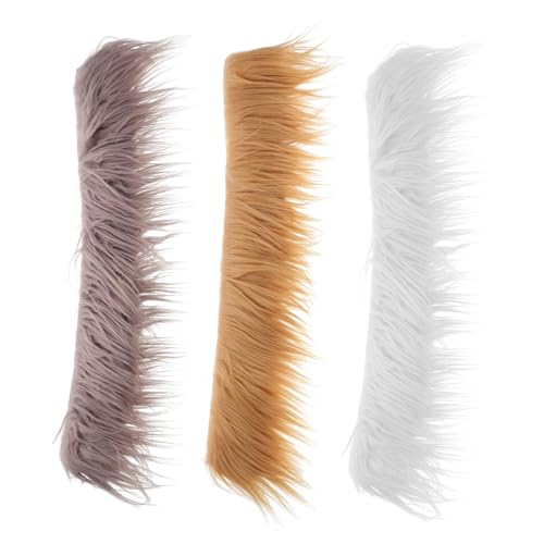 Anneome 6 Stück Teiliges Kunstfell Dekoband Weiches Flauschiges Faux Fur Band für DIY Kleidung Hochzeitsdeko Stoffe Puppen Breit Weiß Camel Vielseitiges Bastelmaterial Anneome 6 Stück Teiliges Kunstfell Dekoband Weiches Flauschiges Faux Fur Band für DIY Kleidung Hochzeitsdeko Stoffe Puppen Breit Weiß Camel Vielseitiges Bastelmaterial von Anneome
