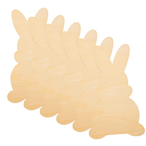 Anneome 6 Stück Teiliges Ostern Hasen Holzschnittmuster DIY Graffiti Zubehör für Kreative Dekorationen für Bastelprojekte zur Frühlingszeit Anneome 6 Stück Teiliges Ostern Hasen Holzschnittmuster DIY Graffiti Zubehör für Kreative Dekorationen für Bastelprojekte zur Frühlingszeit von Anneome