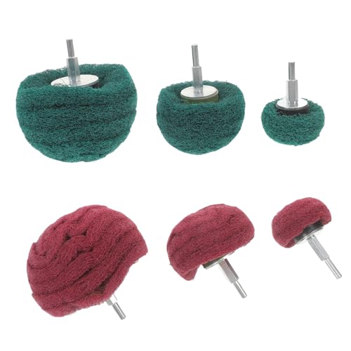 Anneome 6 Stück Teiliges Polierscheiben mit Stiel Langlebige Schleifköpfe Fibermaterial Schaft Robust und Verschleißfest Schnelles Schleifen für Autoreparatur und Polierarbeiten Anneome 6 Stück Teiliges Polierscheiben mit Stiel Langlebige Schleifköpfe Fibermaterial Schaft Robust und Verschleißfest Schnelles Schleifen für Autoreparatur und Polierarbeiten von Anneome