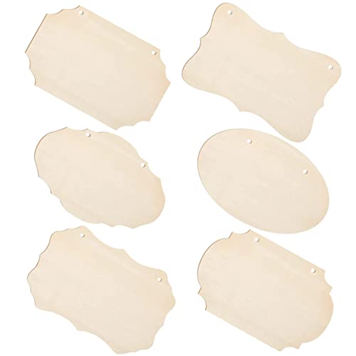 Anneome 6 Stück Teiliges Unbehandelte Holzschilder zum Basteln DIY Hängende Holztafeln für Kreative Projekte für Persönliche Botschaften und Dekorationen Robustes Holzmaterial Anneome 6 Stück Teiliges Unbehandelte Holzschilder zum Basteln DIY Hängende Holztafeln für Kreative Projekte für Persönliche Botschaften und Dekorationen Robustes Holzmaterial von Anneome
