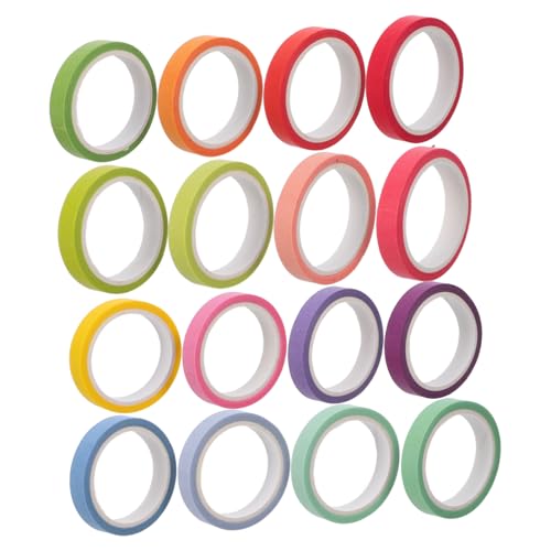 Anneome 60 Rollen Teiliges Washi Tape Set Candy Farben Dünnes Masking Tape für DIY Scrapbook Journal Dekoration Vielseitige Einfarbige Klebebänder Kreative Bastelprojekte von Anneome
