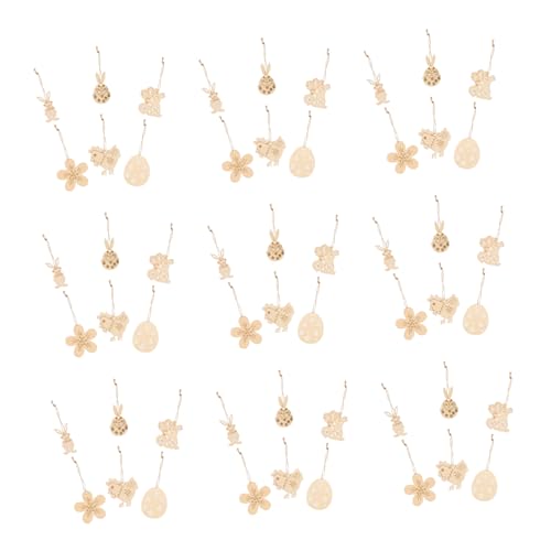 Anneome 60 Stück Holzscheiben Ostern DIY Bastelset Unbehandelte Holzornamente für Kreative Dekoration für Familienprojekte und Festlichkeiten Anneome 60 Stück Holzscheiben Ostern DIY Bastelset Unbehandelte Holzornamente für Kreative Dekoration für Familienprojekte und Festlichkeiten von Anneome