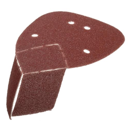 Anneome 60 Stück Sandpapier Loch Unterlage Streugut schleifpapier san disc schmirgelpapier set rot von Anneome