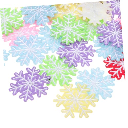 Anneome 60 Stück Weihnachts Schneeflocken Bügelaufnäher Beständige Bunte Stickpatches für DIY Kleidung Taschen Festliche Deko Sichere Materialien Kreative Weihnachtsmotive Anneome 60 Stück Weihnachts Schneeflocken Bügelaufnäher Beständige Bunte Stickpatches für DIY Kleidung Taschen Festliche Deko Sichere Materialien Kreative Weihnachtsmotive von Anneome