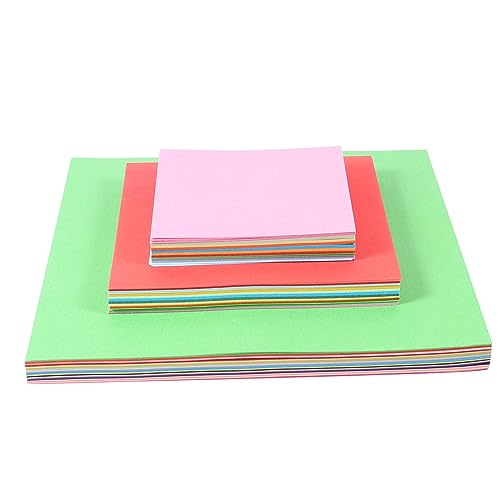 Anneome 600 Stück Büttenpapier bastelset basteln für Papierhandwerk Kinderkunst Origami-Papier falten Malenpapier Origami-Papierzubehör Papierherstellung selber machen von Anneome