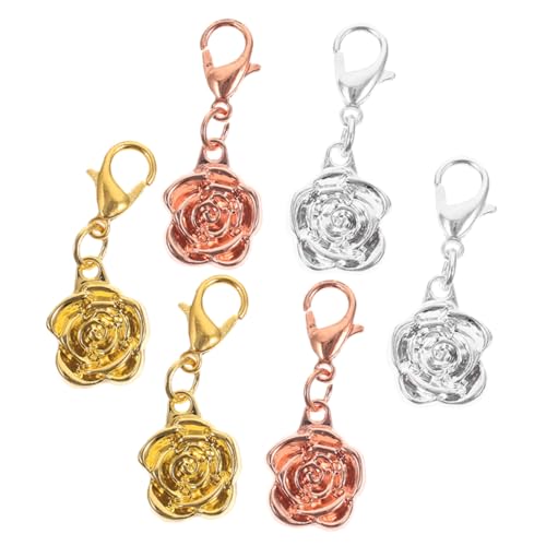 Anneome 6Stücke Magnetische Schmuckverschlüsse Zartem Rosé DIY Verlängerungen für Armbänder Praktische Karabinerverschlüsse mit Glänzender Einfach Anzubringen von Anneome