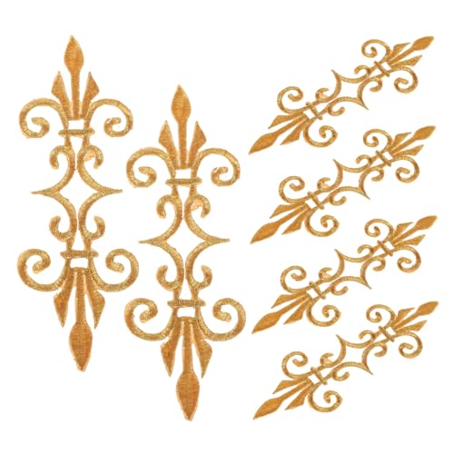 Anneome 6pcs Long Flower Patch Stickerei Anwendung Für Traditionelle Kostüme DIY Stickerei Applikation Für Kleidung Retro Blumenverzierung Anneome 6pcs Long Flower Patch Stickerei Anwendung Für Traditionelle Kostüme DIY Stickerei Applikation Für Kleidung Retro Blumenverzierung von Anneome