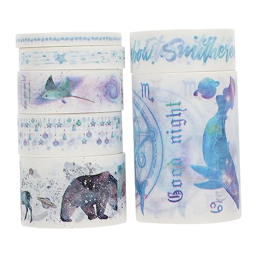 Anneome 7 Rollen Washi Tape für Dekorative Diy Klebebänder für Scrapbooking Handgemachte Kunstprojekte und Dekorationen Vielseitige Verwendung für Journals und Bastelarbeiten Anneome 7 Rollen Washi Tape für Dekorative Diy Klebebänder für Scrapbooking Handgemachte Kunstprojekte und Dekorationen Vielseitige Verwendung für Journals und Bastelarbeiten von Anneome