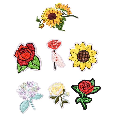 Anneome 7 Stück Teiliges Bestickte Blumen Patches Stoffaufnäher für Kleidung Taschen Hüte Jeans und Mehr Einfach Anzubringen Hautfreundlich und Farbenfroh zur Individuellen Gestaltung Anneome 7 Stück Teiliges Bestickte Blumen Patches Stoffaufnäher für Kleidung Taschen Hüte Jeans und Mehr Einfach Anzubringen Hautfreundlich und Farbenfroh zur Individuellen Gestaltung von Anneome