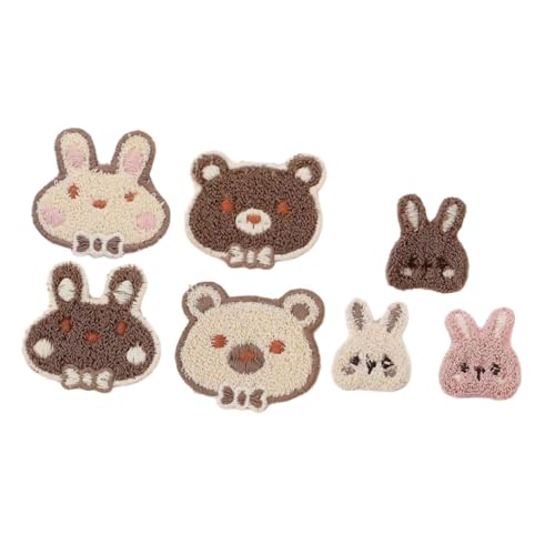 Anneome 7 Stück Teiliges Cartoon Tier Stickerei Aufnäher zum Aufnähen für Kinderkleidung Langlebige Polyester-baumwoll Applikationen Vielseitig für Rucksack DIY Dekoration und Anneome 7 Stück Teiliges Cartoon Tier Stickerei Aufnäher zum Aufnähen für Kinderkleidung Langlebige Polyester-baumwoll Applikationen Vielseitig für Rucksack DIY Dekoration und von Anneome