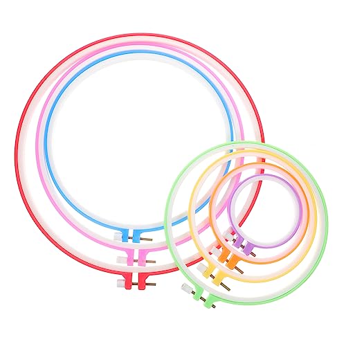Anneome 7 Stück Teiliges Einstellbares Stickrahmen für Kreuzstich und Diy Bastelprojekte Robuste und Farbechte Stickringe für Einfache Anwendung und Vielseitige Dekoration Anneome 7 Stück Teiliges Einstellbares Stickrahmen für Kreuzstich und Diy Bastelprojekte Robuste und Farbechte Stickringe für Einfache Anwendung und Vielseitige Dekoration von Anneome