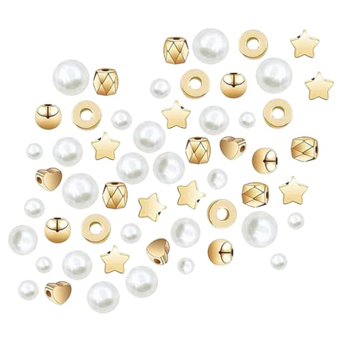 Anneome 720 Stück Teiliges Perlen Set für Schmuckherstellung Imitationsperlen und Ccb Material für Armbänder Ohrringe Diy Bastelprojekte Tragbar und Langlebig von Anneome