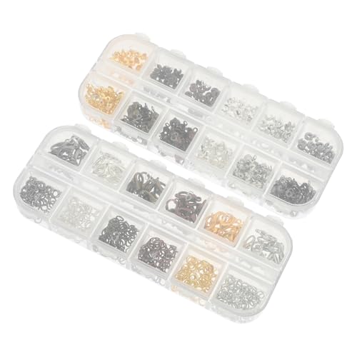 Anneome 782 Stück Quetschperlen für die Schmuckherstellung Verschlüsse für Schmuck DIY -Schmuckzubehör schmuck DIY karabinerverschlüsse selbstgemachte Ringe DIY zubehör Metall Anneome 782 Stück Quetschperlen für die Schmuckherstellung Verschlüsse für Schmuck DIY -Schmuckzubehör schmuck DIY karabinerverschlüsse selbstgemachte Ringe DIY zubehör Metall von Anneome