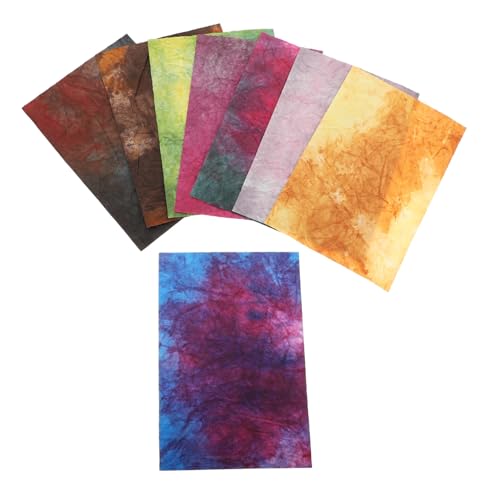 Anneome 8 Blatt Strukturpapier für Scrapbooking Dekoratives Handwerksmaterial für Tagebuch und Diy Projekte Ästhetische Hintergrundpapiere für Kreative Bastelarbeiten von Anneome