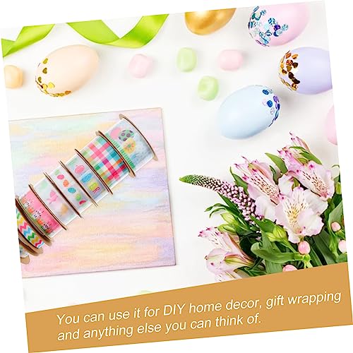 Anneome 8 Rollen Osterband mit Hasenmotiv Yards pro Geschenkband für DIY Bastelbedarf Dekoratives Geschenkband Festliche Schleifen für Party und Hochzeit Anneome 8 Rollen Osterband mit Hasenmotiv Yards pro Geschenkband für DIY Bastelbedarf Dekoratives Geschenkband Festliche Schleifen für Party und Hochzeit von Anneome