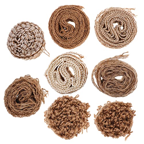 Anneome 8 Rollen Rollen Hanfseil gewebtes Band jute band Juteband Jutebänder für Herbstdekorationen Rustikale Jutebänder Stoffband Sackleinen dekoratives Band Geschenkversorgungen Anneome 8 Rollen Rollen Hanfseil gewebtes Band jute band Juteband Jutebänder für Herbstdekorationen Rustikale Jutebänder Stoffband Sackleinen dekoratives Band Geschenkversorgungen von Anneome