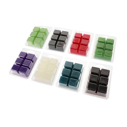 Anneome 8 Stück Aromatische Wachswürfel Set mit Duftende Wachsmelzen für Heimduft für Schlafzimmer Wohnzimmer Badezimmer und Natürliches Wachs für Entspannende von Anneome