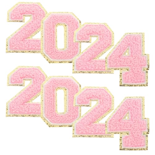 Anneome 8 Stück Teiliges Gestickte Zahlen Patches zum Aufbügeln Dekorative Applikationen für Kleidung Heimwerkerprojekte und Accessoires von Anneome