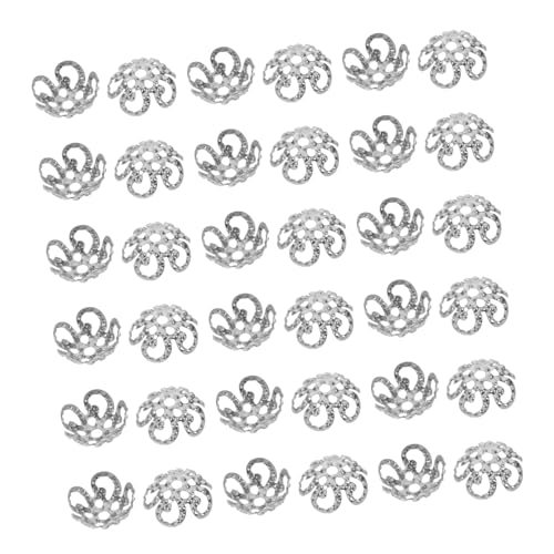 Anneome 800 Stück Retro Blumenperlenhut Metallkappen für Schmuck Schmuckzubehör Perlenkappen Distanzkappen aus Metall Distanzperlenkappen schmuckherstellung versorgung Silber Anneome 800 Stück Retro Blumenperlenhut Metallkappen für Schmuck Schmuckzubehör Perlenkappen Distanzkappen aus Metall Distanzperlenkappen schmuckherstellung versorgung Silber von Anneome