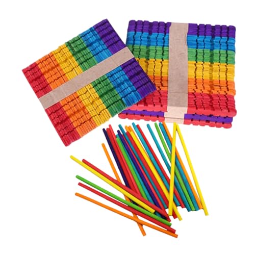 Anneome 80Stücke Farbige Bastelstäbchen für DIY Projekte Gezackte und Gerade Holzstiele Wiederverwendbar für Erwachsene Einfach zu Handhaben Leicht Anneome 80Stücke Farbige Bastelstäbchen für DIY Projekte Gezackte und Gerade Holzstiele Wiederverwendbar für Erwachsene Einfach zu Handhaben Leicht von Anneome