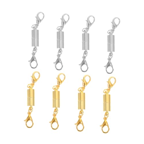 Anneome 8Stücke Magnetische Armbandverschlüsse DIY Schmuckverbinder Dekorative Karabinerverschlüsse Und Magnetische Verbindungselemente Für Armbänder Und Ketten von Anneome