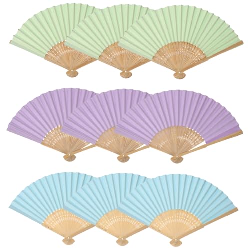 Anneome 9 Stück Teiliges Diy Faltbarer Malfächer Set für Bunte Papierfächer Pastellfarben Leerer Fächer zum Bemalen Faltbare Handfächer für Kreatives Basteln und Dekoration Anneome 9 Stück Teiliges Diy Faltbarer Malfächer Set für Bunte Papierfächer Pastellfarben Leerer Fächer zum Bemalen Faltbare Handfächer für Kreatives Basteln und Dekoration von Anneome