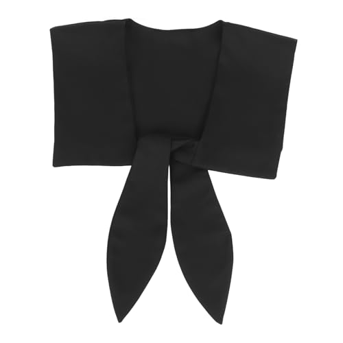 Anneome Abnehmbarer Dekorativer Für Chiffon Falscher Mit Schleife Stilvolles Accessoire Für Blusen Und Kleider in Schwarz Für Frühling von Anneome
