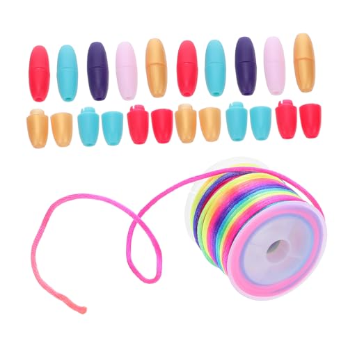 Anneome Abnehmbarer Sicherheitsverschluss mit Robustem Kunststoff Perlenverbinder und Farbiger Nylonkordel Sicherer Ersatz Breakaway Clasp für Halsketten Armbänder DIY Schmuckherstellung Anneome Abnehmbarer Sicherheitsverschluss mit Robustem Kunststoff Perlenverbinder und Farbiger Nylonkordel Sicherer Ersatz Breakaway Clasp für Halsketten Armbänder DIY Schmuckherstellung von Anneome