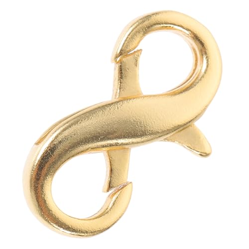 Anneome Armband-gliederschließe Schlüssel Für Zubehör Herstellung Klaue Drehbare Karabinerverschlüsse Schmuck Hummerschere Armbänder Verbindungsschnalle Golden S925 Silber von Anneome
