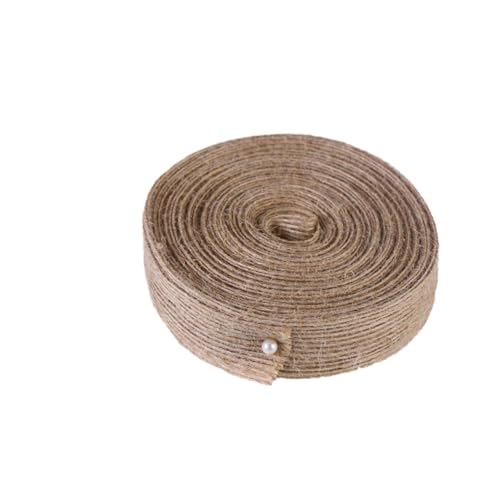 Anneome Bandgewebe Dekorativ Jute Makramee geflochten dünne Schnur Stoff Seile hochzeitsdeko wedding decoration ornamente dekorationen present baskets geschenkkorb vases Gurtband Brown von Anneome