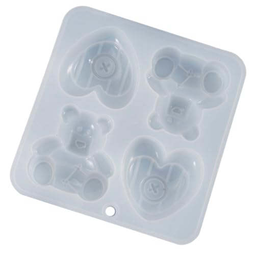 Anneome Bear Silikonform DIY Gießform für Fondant Pralinen Kuchen Dekoration Antihaft Wiederverwendbar für Kreative Bastelprojekte und Heimdekorationen von Anneome
