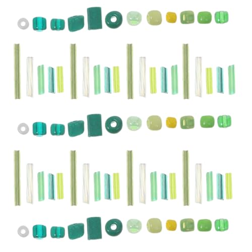 Anneome Beutel Mischfarbene Glasperlen Bulk Kleine Röhrenperlen für Armband Halskettenherstellung Fadensichere Langlebige Glasperlen für DIY Schmuck Stickerei und Bastelbedarf Grün Anneome Beutel Mischfarbene Glasperlen Bulk Kleine Röhrenperlen für Armband Halskettenherstellung Fadensichere Langlebige Glasperlen für DIY Schmuck Stickerei und Bastelbedarf Grün von Anneome