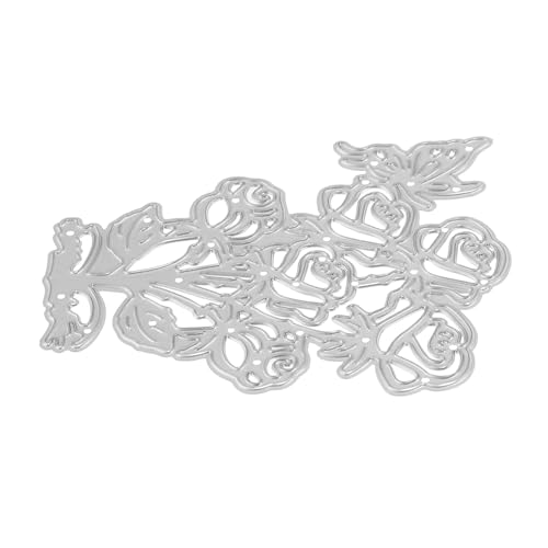 Anneome Blumen Metall Stanzformen Dekorative Schneidvorlagen für Scrapbooking und Diy Kohlenstoffstahl für Fotoalben und Kreative Journale Einfach zu Bedienen von Anneome