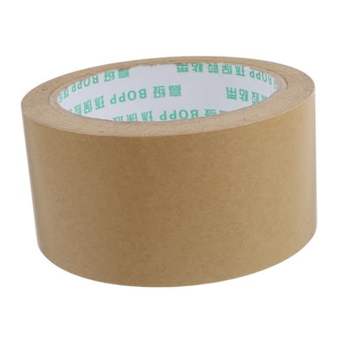 Anneome Braunes Kraftpapier packband Stark Haftend Reißfest Selbstklebend ohne Wasseraktivierung Vielseitig für Versand Verpackung Kartons und Bilderrahmen von Anneome