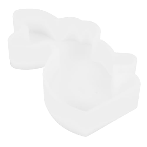 Anneome Bunny Shaped Silikonform für Kerzen Diy Gießform für Handgefertigte Duftkerzen Transparent Langlebig und Leicht zu Reinigen für Ostern und Bastelprojekte von Anneome