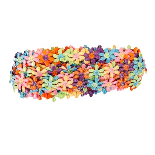 Anneome Bunte Wasserlösliche Spitze Yards Diy Dekorationsband für Kleidung Accessoires Party Umweltfreundliches Polyester mit Blumenmuster für Kreative Bastelprojekte von Anneome