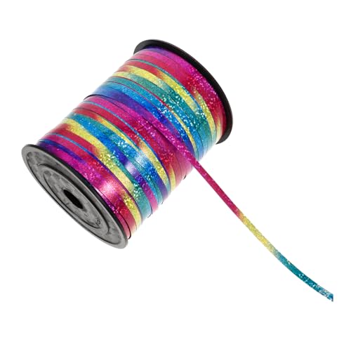 Anneome DIY Ballonband aus Langlebigem Holografisches Geschenkband für Partydekoration Hochzeit und Bastelprojekte Leicht zu Schneiden und Curlen Vielseitiges Dekoband für von Anneome