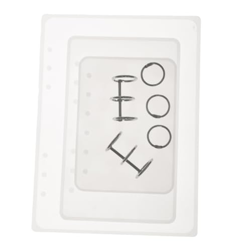 Anneome DIY Epoxidharz Notizbuch Silikonformen Set mit Ringen Gießformen für Kreative Bastelprojekte Wiederverwendbar Einfach zu Reinigen Arten von Bindungsringen Anneome DIY Epoxidharz Notizbuch Silikonformen Set mit Ringen Gießformen für Kreative Bastelprojekte Wiederverwendbar Einfach zu Reinigen Arten von Bindungsringen von Anneome