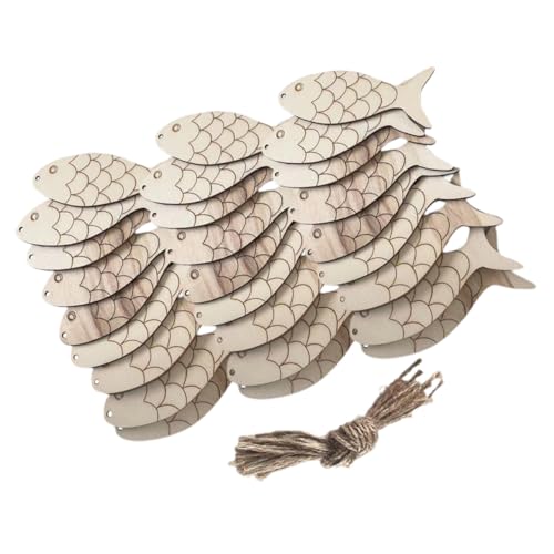 Anneome DIY Holzfische mit Juteseil Filigrane Fischform Holzanhänger zum Bemalen Langlebige Holzdeko für Kreative Bastelprojekte und Individuelle Fisch dekoration Anneome DIY Holzfische mit Juteseil Filigrane Fischform Holzanhänger zum Bemalen Langlebige Holzdeko für Kreative Bastelprojekte und Individuelle Fisch dekoration von Anneome