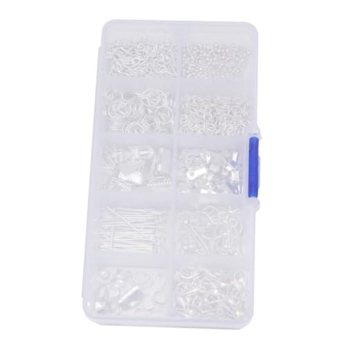 Anneome DIY Ohrschmuck Silber Ohrhaken Schmuckzubehör Basteln Erwachsene Schmuckmaterial Langlebig Transparent Aufbewahrungsbox zum Ohrringe Selber Machen Anneome DIY Ohrschmuck Silber Ohrhaken Schmuckzubehör Basteln Erwachsene Schmuckmaterial Langlebig Transparent Aufbewahrungsbox zum Ohrringe Selber Machen von Anneome