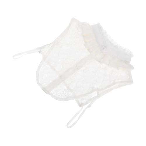 Anneome Damen Spitzen fake kragen Bluse Weiß Abnehmbarer Spitzenkragen mit Stehkragen design Leichtes Dekor für Hemden und Pullover Modischer Einsatz für Frauen und Mädchen Anneome Damen Spitzen fake kragen Bluse Weiß Abnehmbarer Spitzenkragen mit Stehkragen design Leichtes Dekor für Hemden und Pullover Modischer Einsatz für Frauen und Mädchen von Anneome