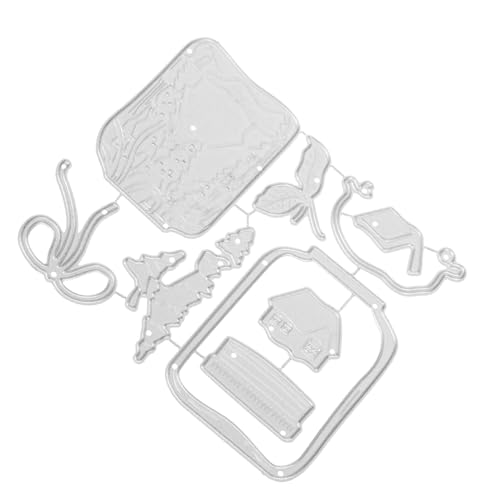 Anneome Decorative Cutting Metall Hochwertige Stanzform für Kartenherstellung Scrapbooking und Diy Projekte Langlebig und Kinderfreundlich Fördert Kreativität und Praktische Fähigkeiten von Anneome