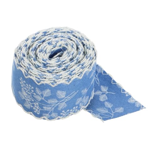 Anneome Denim Spitzenband Breit Vielseitiges Jeansstoffband mit Weißem Fransenbesatz für DIY Kleidung Schuhdekorationen und Elegante Haarschleifen Kreative Bastelideen Modischer Anneome Denim Spitzenband Breit Vielseitiges Jeansstoffband mit Weißem Fransenbesatz für DIY Kleidung Schuhdekorationen und Elegante Haarschleifen Kreative Bastelideen Modischer von Anneome