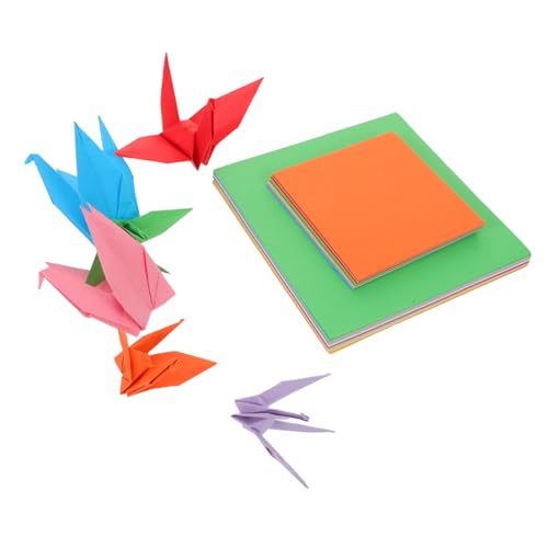Anneome Doppelseitiges Origami Papier Bunte Faltblätter Leicht Vielfältige Farben Für Bastelprojekte DIY Kunsthandwerk Partydeko Kindergarten Nutzung von Anneome
