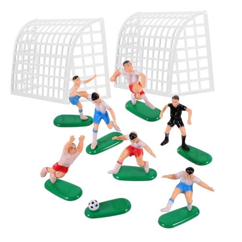 Anneome Einzigartige Fußball-kuchendekorationen Fußballteam-szene Kuchenornamente Geburtstagskuchen Für Jungen Und Mädchen Dekorative Requisiten von Anneome