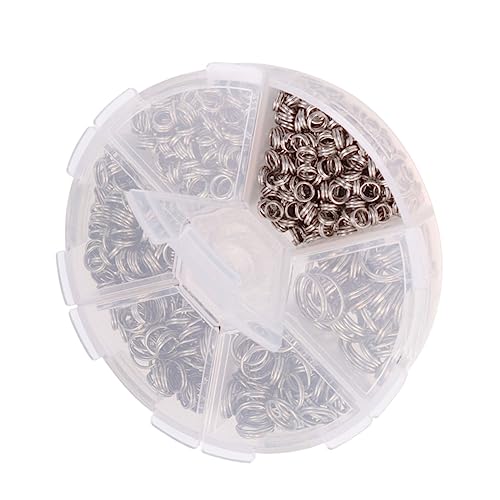 Anneome Eisenringzubehör Doppelt Schließen Ringe Sterling Schmuck Schlüssel Schnalle Reifen Silver Anneome Eisenringzubehör Doppelt Schließen Ringe Sterling Schmuck Schlüssel Schnalle Reifen Silver von Anneome