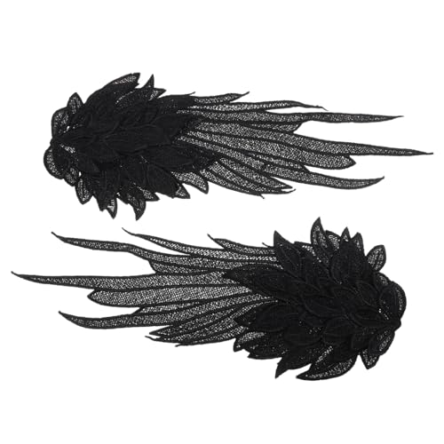 Anneome Engelsflügel Applikationen Gestickte Kostüm Patches für DIY Mode Schwarze Große Flügel für Festliche Anlässe Hochwertige Verzierungen für Kleidung und Accessoires Anneome Engelsflügel Applikationen Gestickte Kostüm Patches für DIY Mode Schwarze Große Flügel für Festliche Anlässe Hochwertige Verzierungen für Kleidung und Accessoires von Anneome