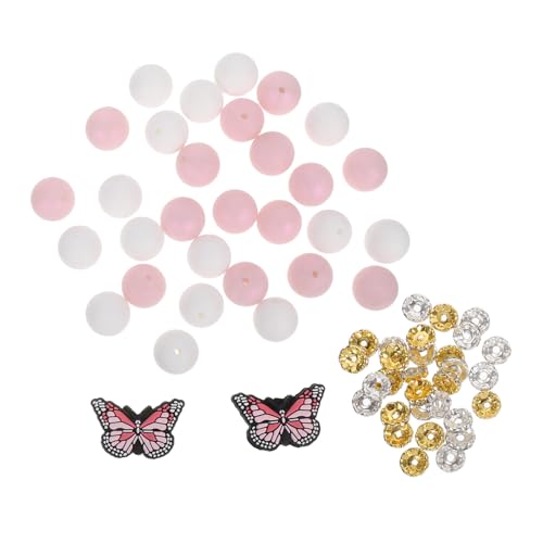Anneome Farbenfrohes Silikonperlen Bastelset mit Runden und Schmetterlingsperlen für DIY Schlüsselanhänger Armbänder und Halsketten Vielseitiges Kit für Kreative Schmuckherstellung Anneome Farbenfrohes Silikonperlen Bastelset mit Runden und Schmetterlingsperlen für DIY Schlüsselanhänger Armbänder und Halsketten Vielseitiges Kit für Kreative Schmuckherstellung von Anneome