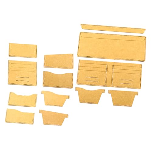 Anneome Geldbörse Schablonen für Lederarbeiten Vielseitige Diy Muster Vorlagen Acryl für Handgemachte Brieftaschen und Accessoires Wiederverwendbar und von Anneome