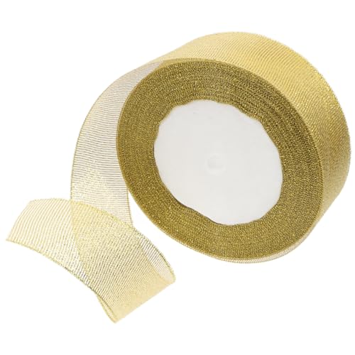 Anneome Glitzerndes Organzaband Gold Breit Geschenkband für Hochzeit Deko DIY Bastelarbeiten Geschenkverpackung und Haaraccessoires Anneome Glitzerndes Organzaband Gold Breit Geschenkband für Hochzeit Deko DIY Bastelarbeiten Geschenkverpackung und Haaraccessoires von Anneome